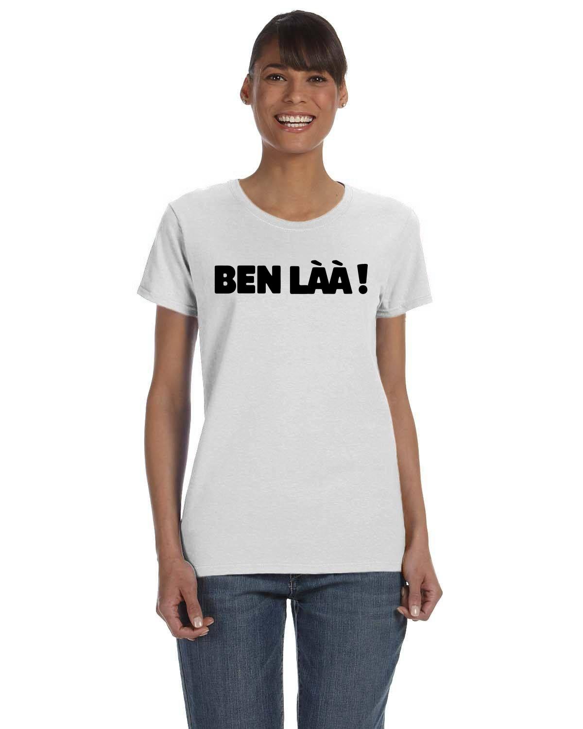 T-shirt BEN LAA coupe féminine avec design imprimé
