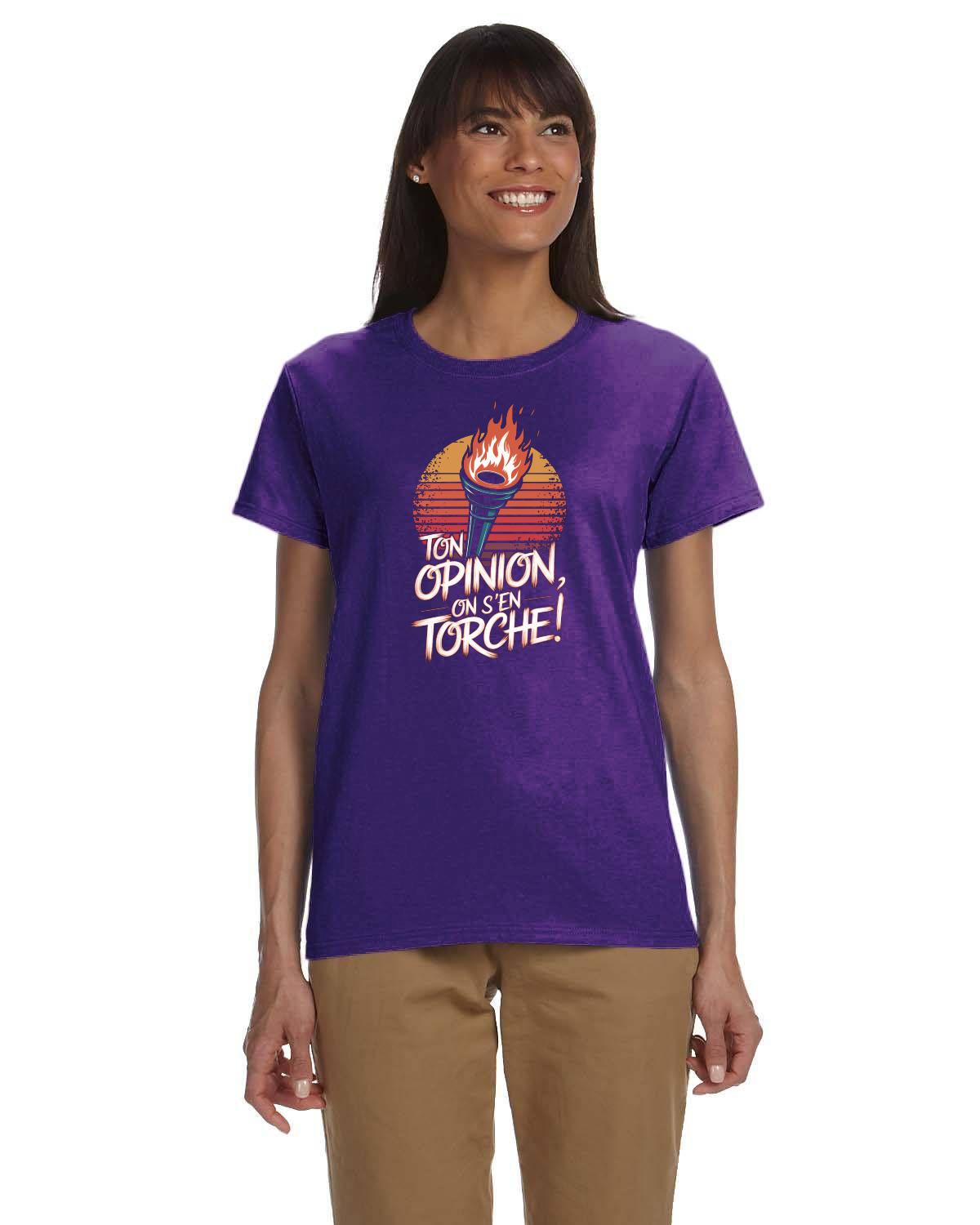 T-Shirt « Ton opinion, on s'en torche »