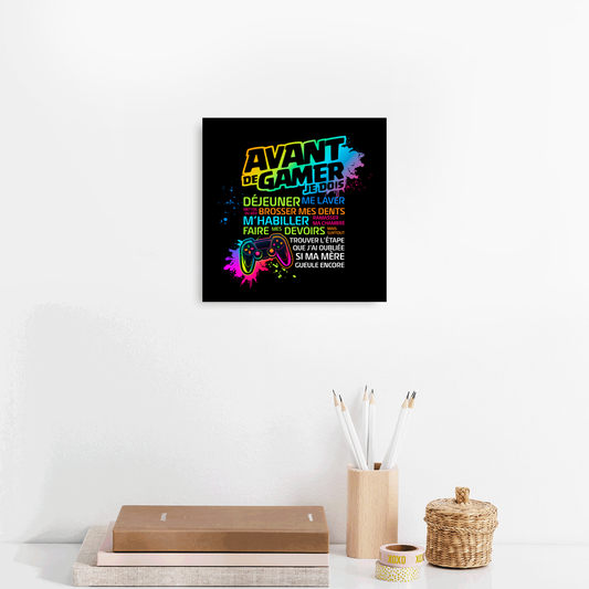 Aide-mémoire - AVANT DE GAMER